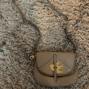 Marc Jacobs beige bird crossbody bag